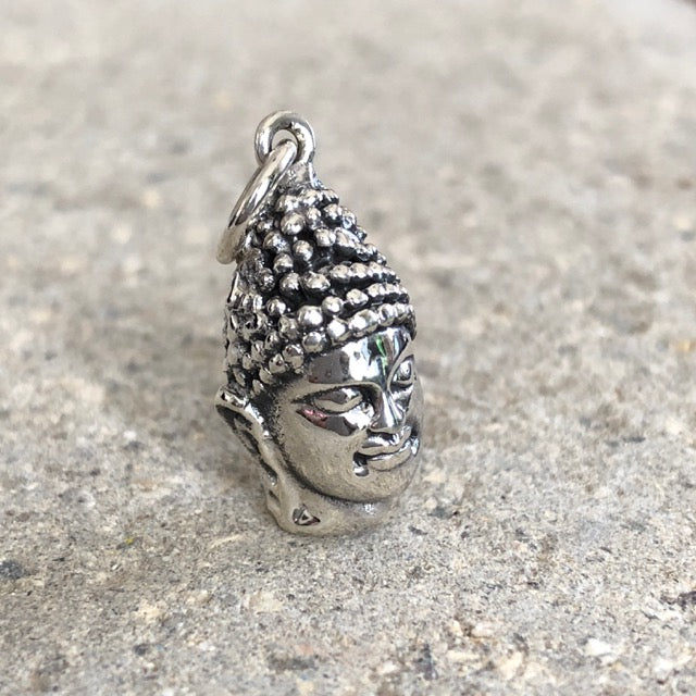sterling silver buddha pendant hand made in mexico
