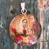 religious icon pendant sterling silver mexico