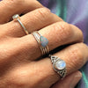 Ethiopian Opal Stacker Rings
