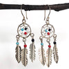 boho dreamcatcher earrings sterling silver jewellery nz