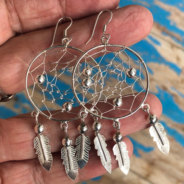 Bohemian Dreamcatcher Earrings