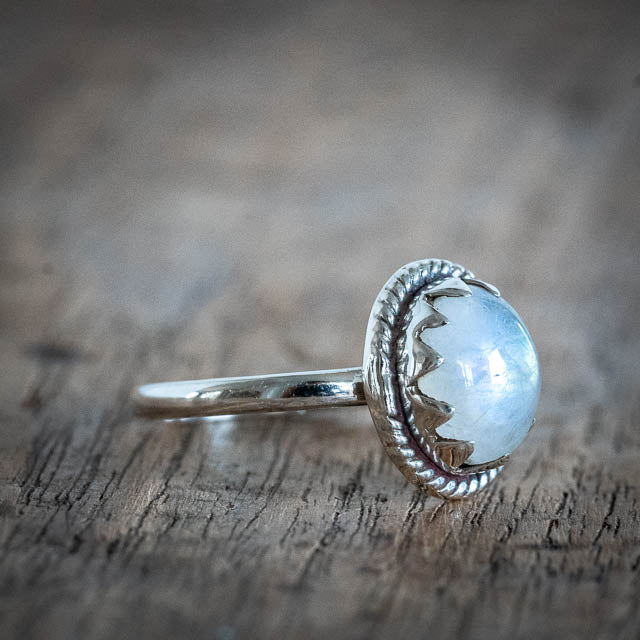 Bohemian Moonstone Ring