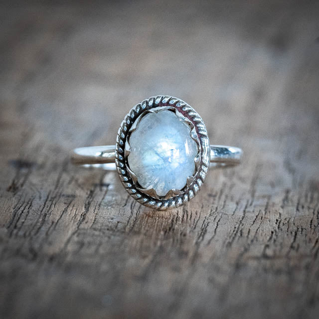 Bohemian Moonstone Ring