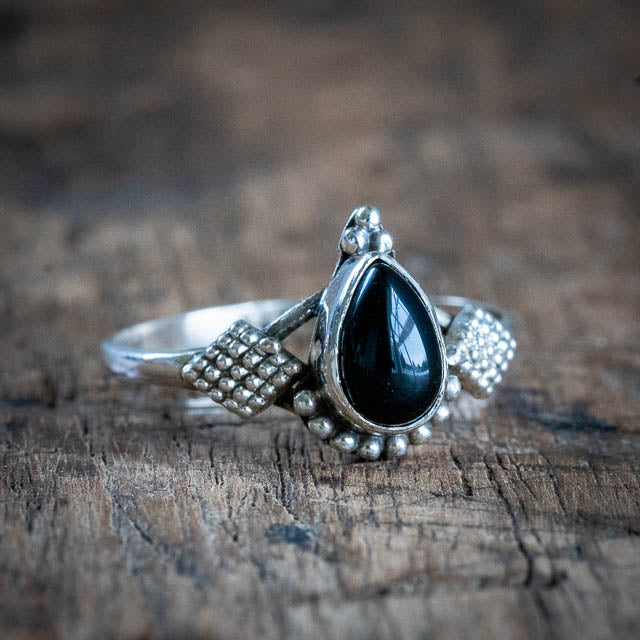 Serendipity Black Onyx Ring