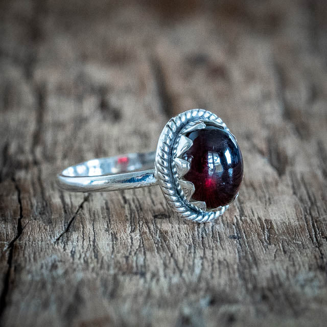 Bohemian Garnet Ring