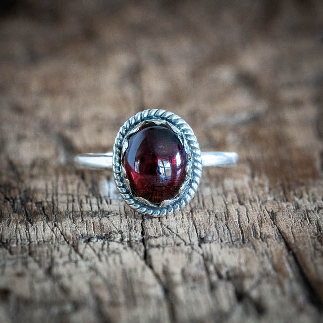Bohemian Garnet Ring