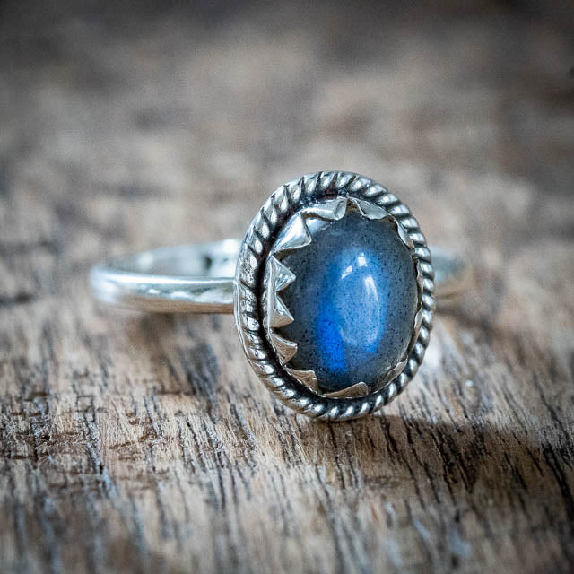 Bohemian Labradorite Ring