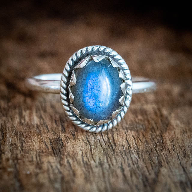 Bohemian Labradorite Ring