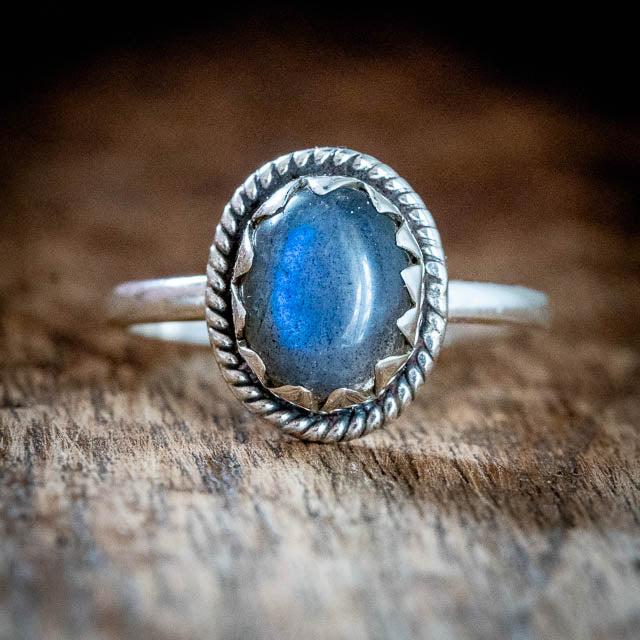 Bohemian Labradorite Ring