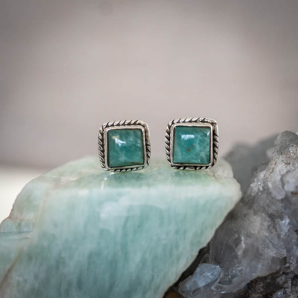Gypsy Amazonite Studs