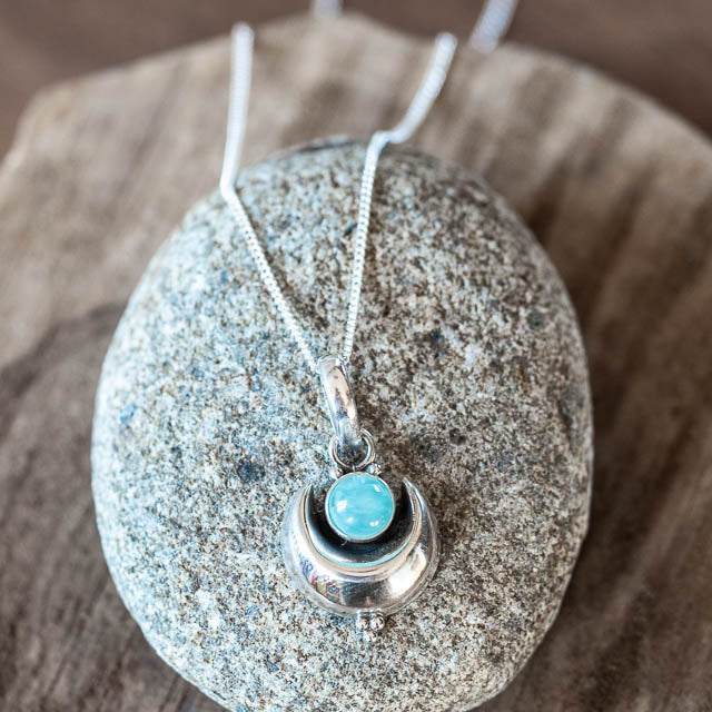 Cresent Amazonite Necklace