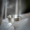 Textured Silver Band