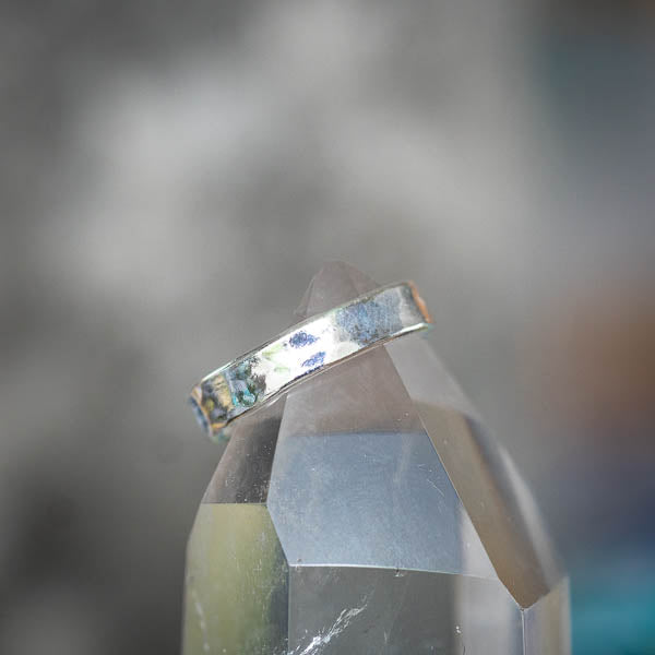Hammered Silver Band