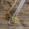 Gold Dipped Peace Necklace