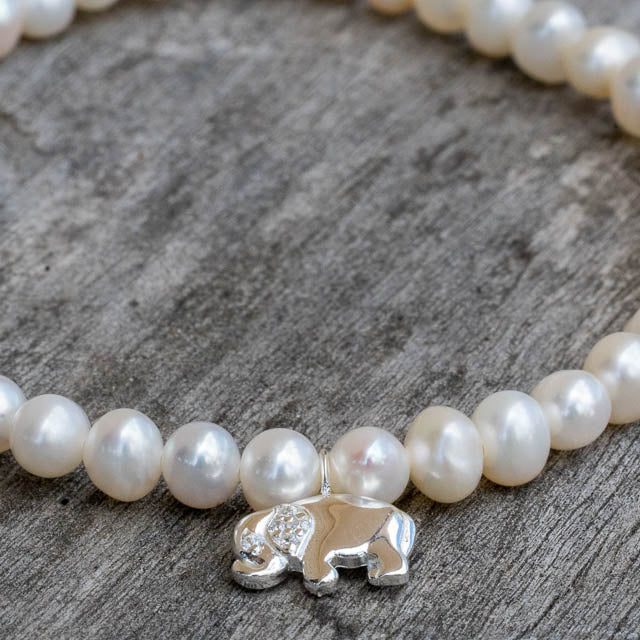 Elephant Pearl Bracelet