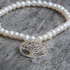 Tree of Life Pearl Bracelet