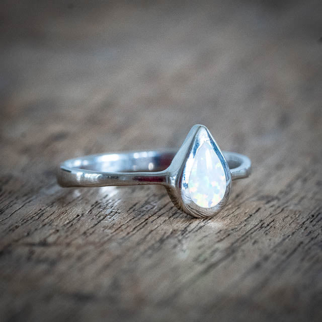 Opal Tear Ring