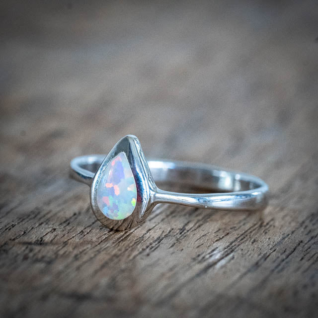 Opal Tear Ring