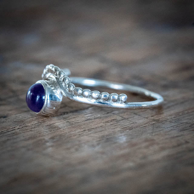 Cyan Amethyst Ring