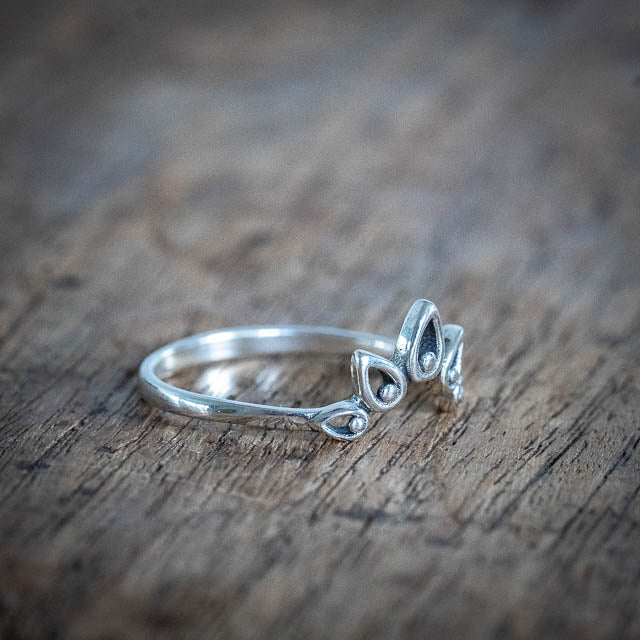 Boho Stacker Crown Ring