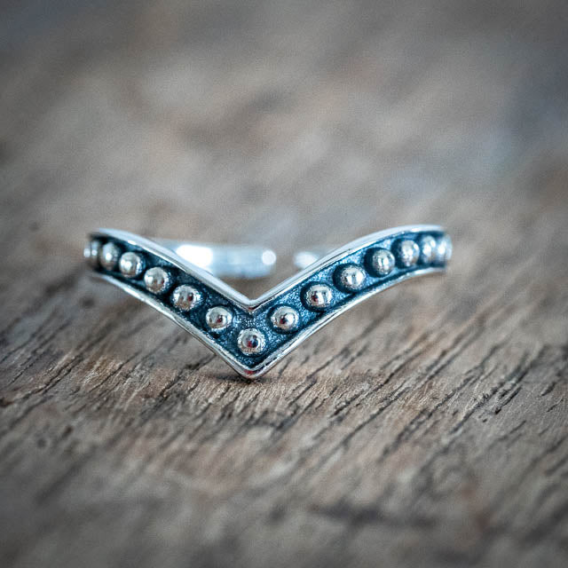 Boho V Toe Ring