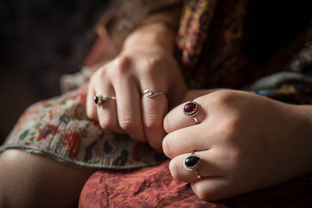 Bohemian Garnet Ring