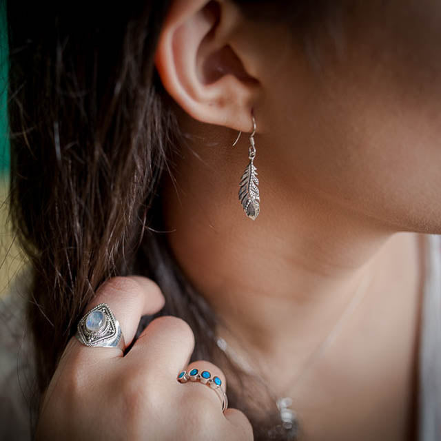 Blue Opal Beach Ring