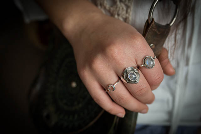 Bohemian Rose Quartz Ring