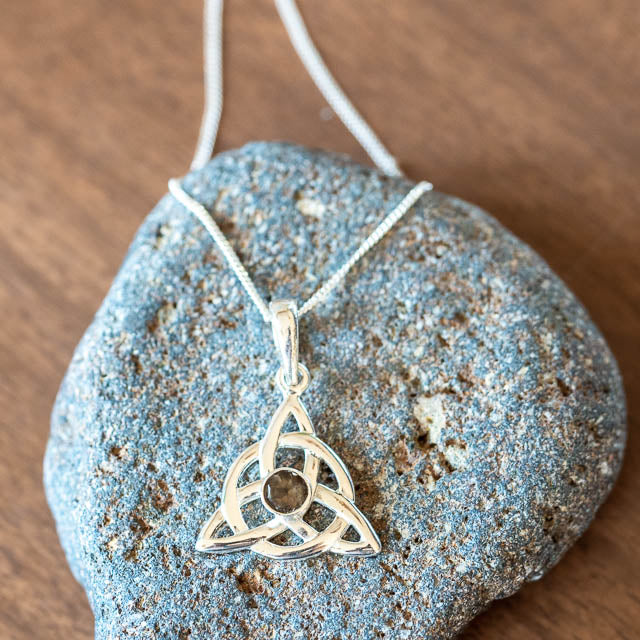 Celtic Smoky Topaz Necklace