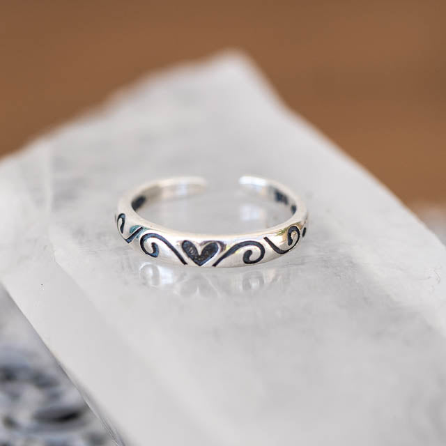 Heart Toe Ring