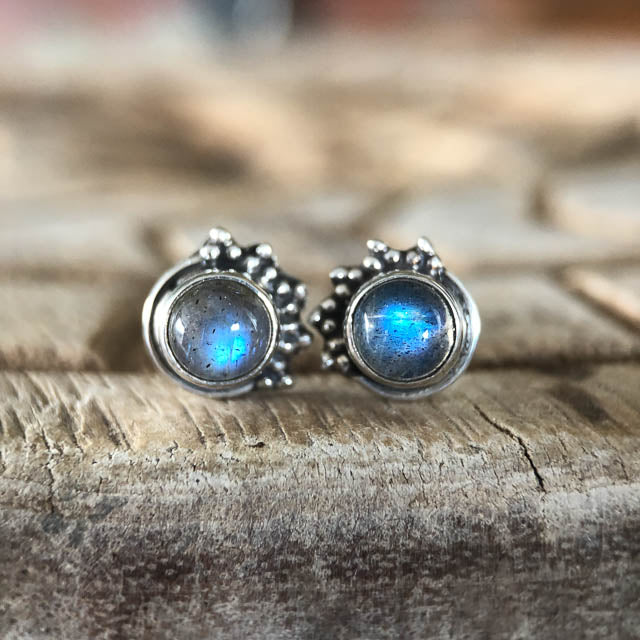 Stella Labradorite Studs