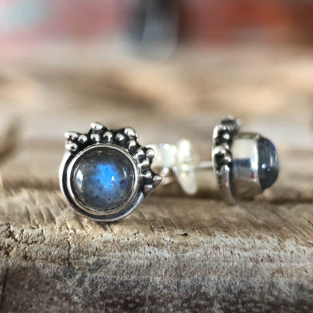 Stella Labradorite Studs