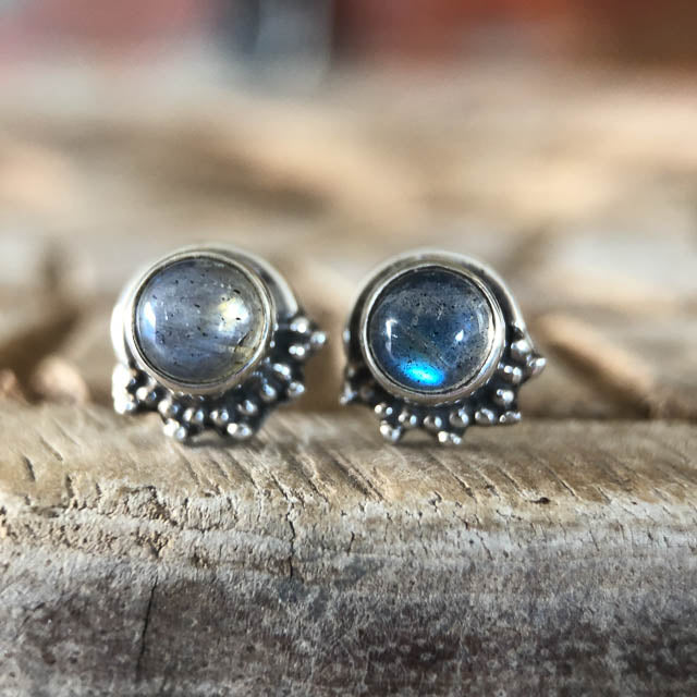 Stella Labradorite Studs