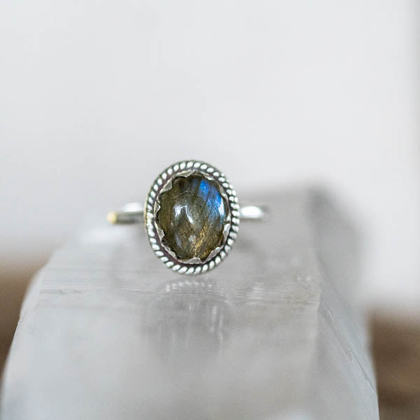 Bohemian Labradorite Ring