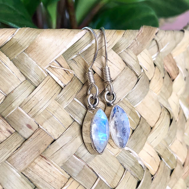 Marquise Moonstone Earrings