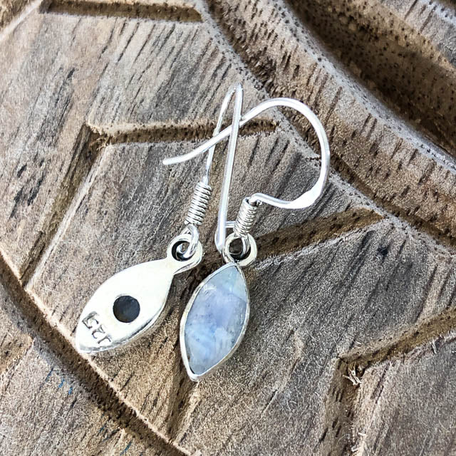 Marquise Moonstone Earrings