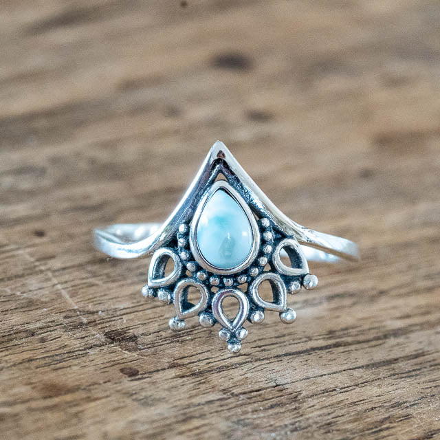 Larimar Diva Ring
