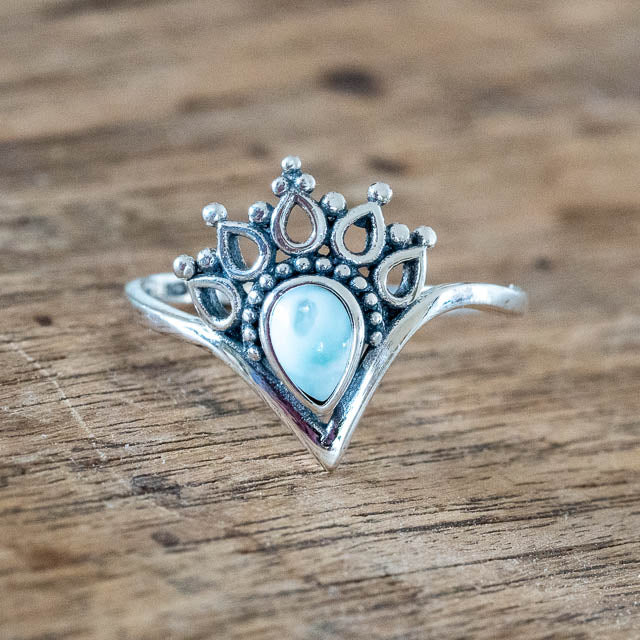 Larimar Diva Ring