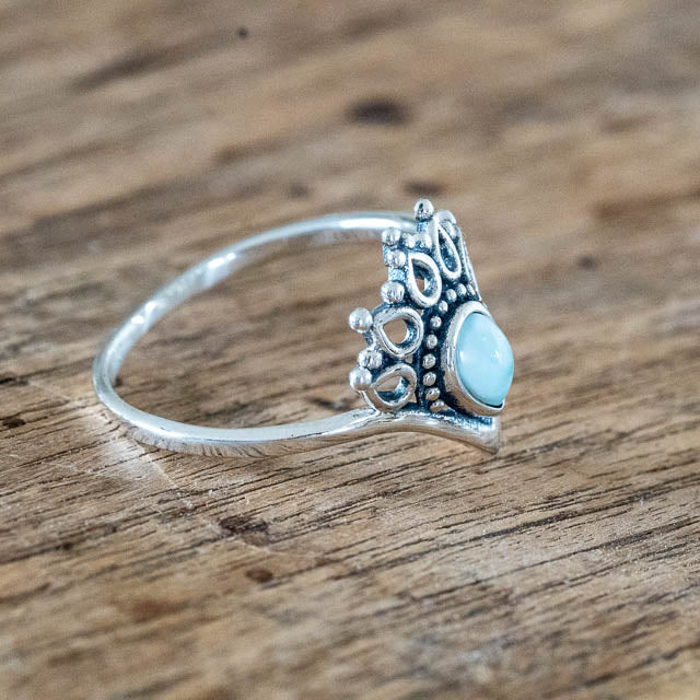 Larimar Diva Ring