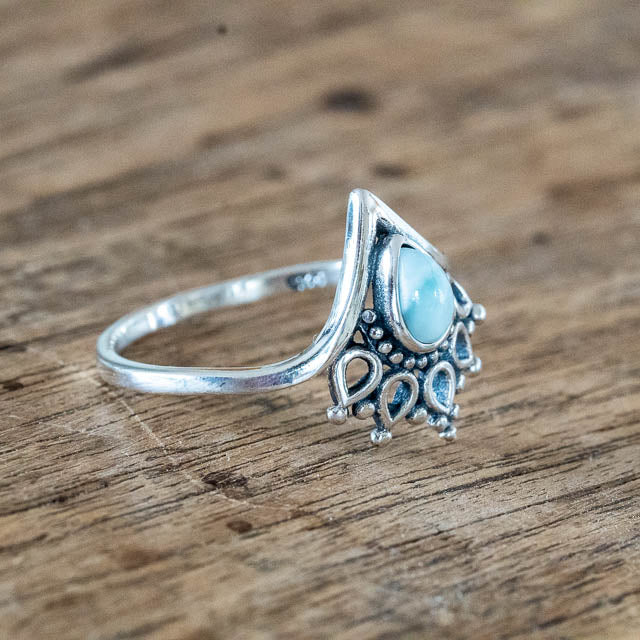 Larimar Diva Ring