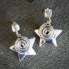 Spiral Star Earrings