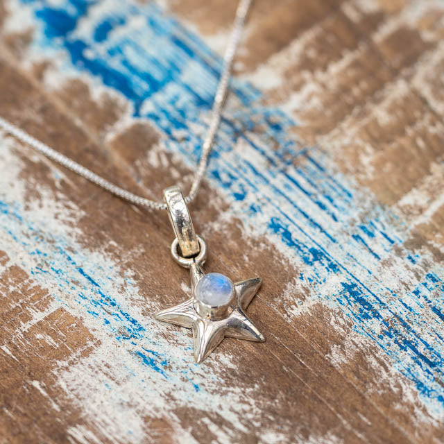 Star Moonstone Necklace