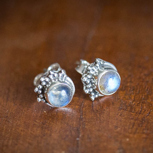 Stella Moonstone Studs