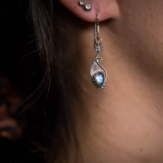 Boho Labradorite Earrings