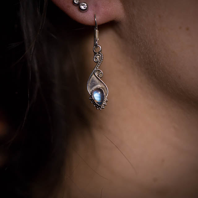 Boho Labradorite Earrings