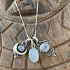 Cresent Moonstone Necklace