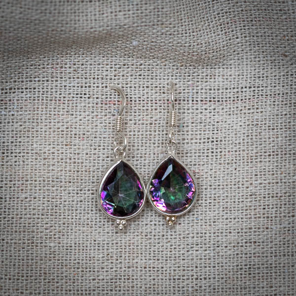 Boho Mystic Topaz Earrings