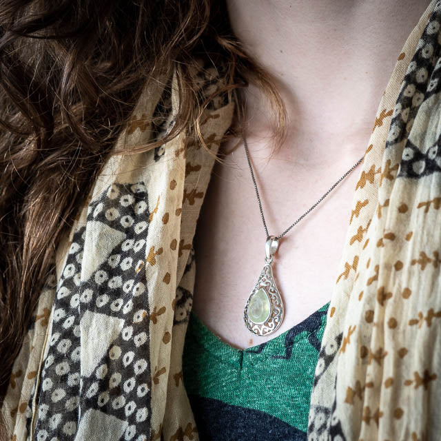 Devi Prehnite Necklace