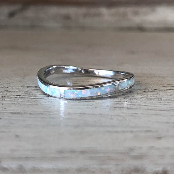 Wavy Opal Ring