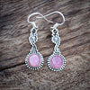 Danika Pink Opal Earrings